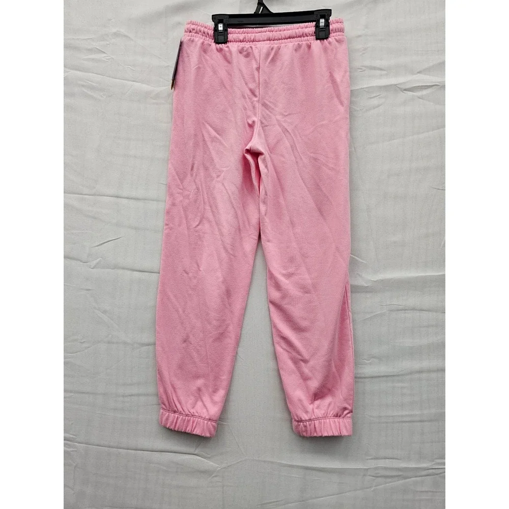 Cat & Jack Girls Pink Heart Fleece Jogger Pants Sweatpants Size L‎ 10/12 NWT
